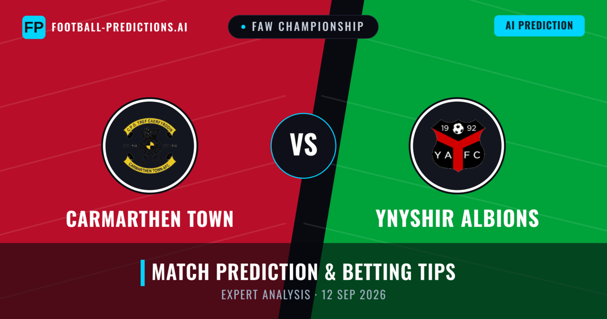 Carmarthen Town vs Ynyshir Albions — match prediction & preview