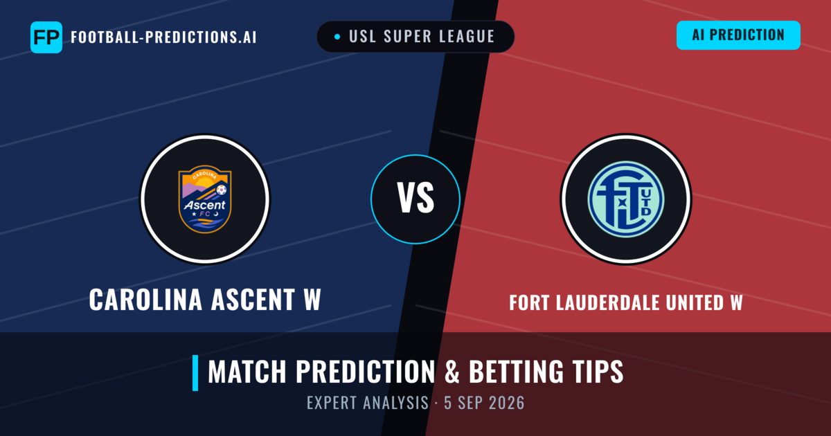 Carolina Ascent W vs Fort Lauderdale United W — match prediction & preview