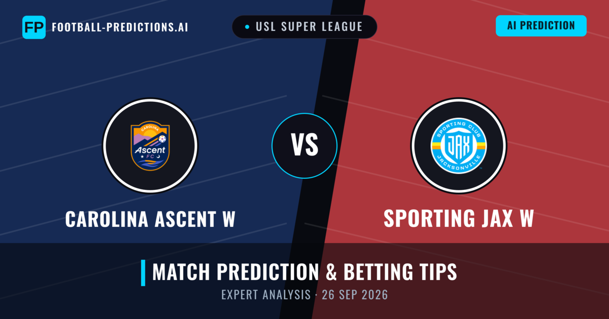 Carolina Ascent W vs Sporting JAX W — match prediction & preview