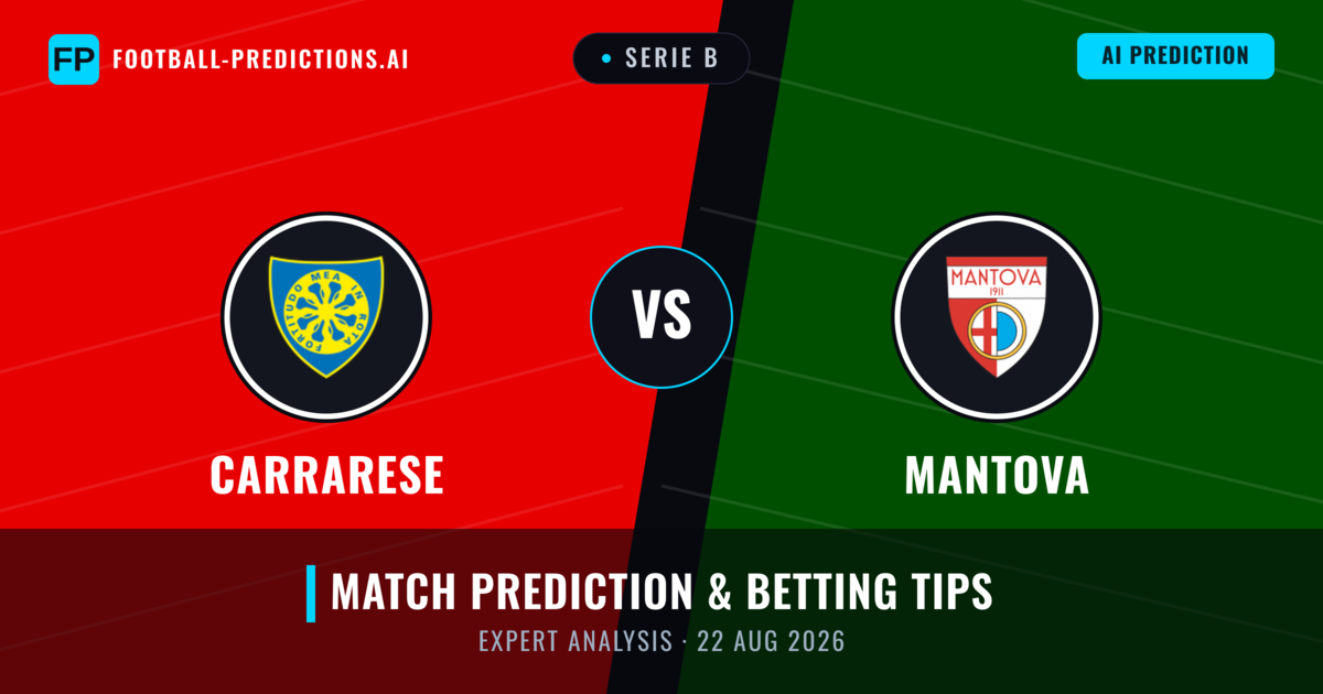 Carrarese vs Mantova — match prediction & preview