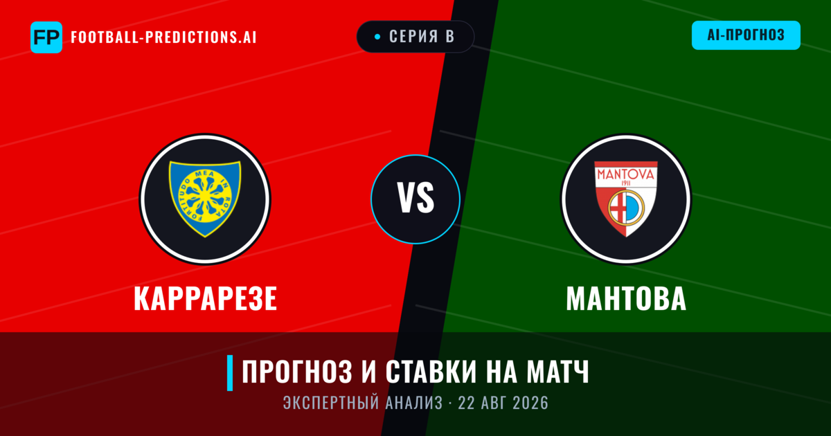Каррарезе – Мантова — прогноз и превью матча