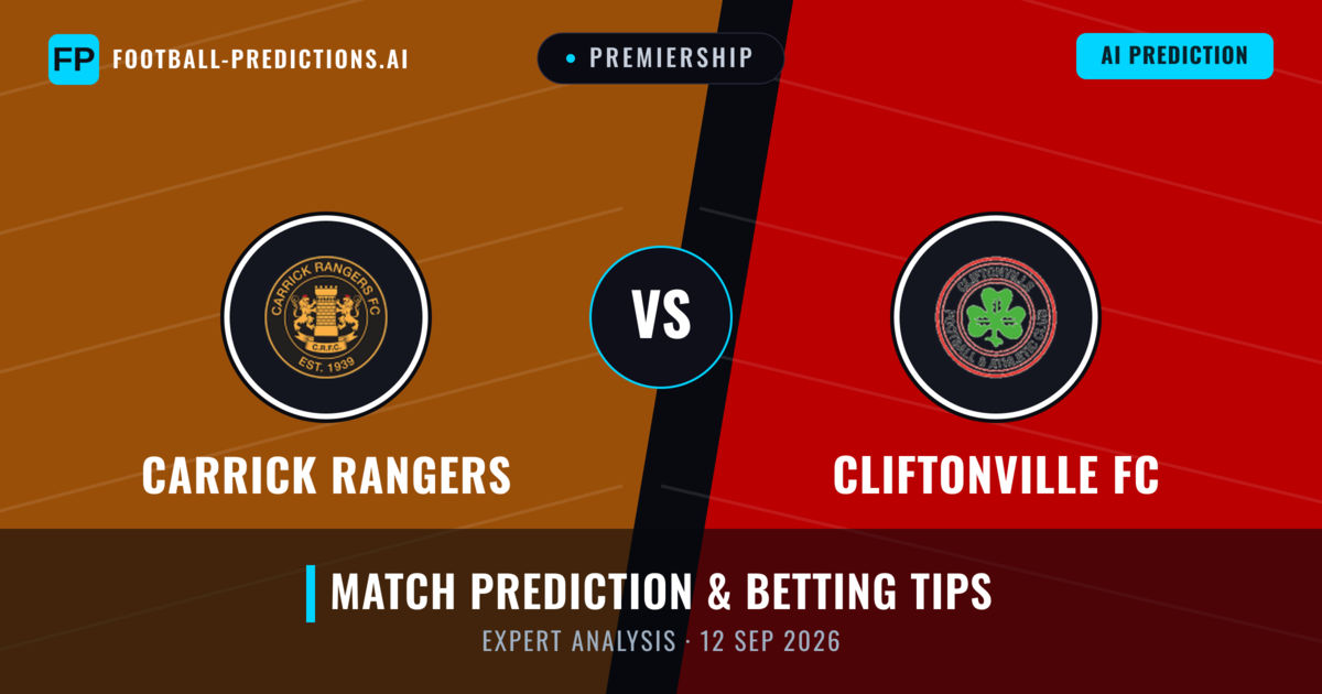 Carrick Rangers vs Cliftonville FC — match prediction & preview