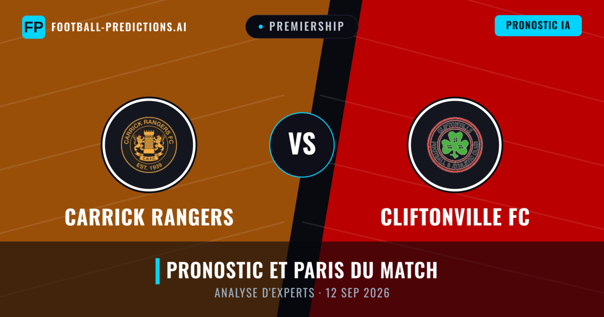 Carrick Rangers vs Cliftonville FC — pronostic et avant-match