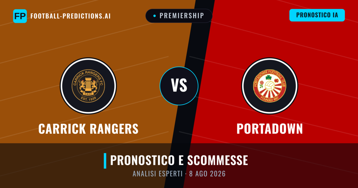 Carrick Rangers vs Portadown — pronostico e anteprima del match