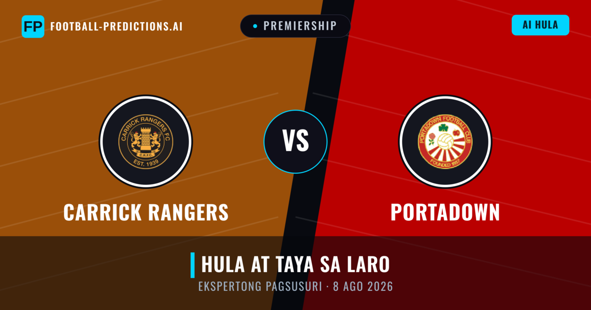 Carrick Rangers vs Portadown — hula at preview ng laban