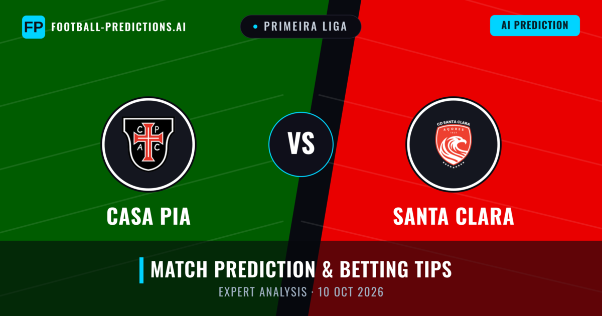 Casa Pia vs Santa Clara — match prediction & preview