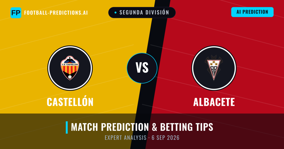 Castellón vs Albacete — match prediction & preview