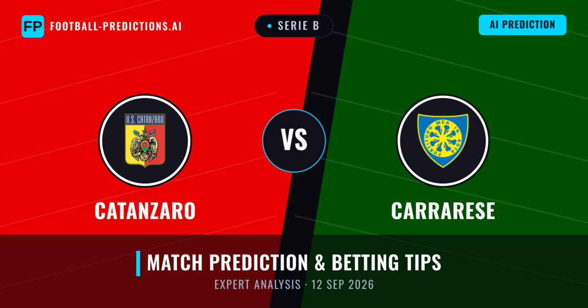 Catanzaro vs Carrarese — match prediction & preview