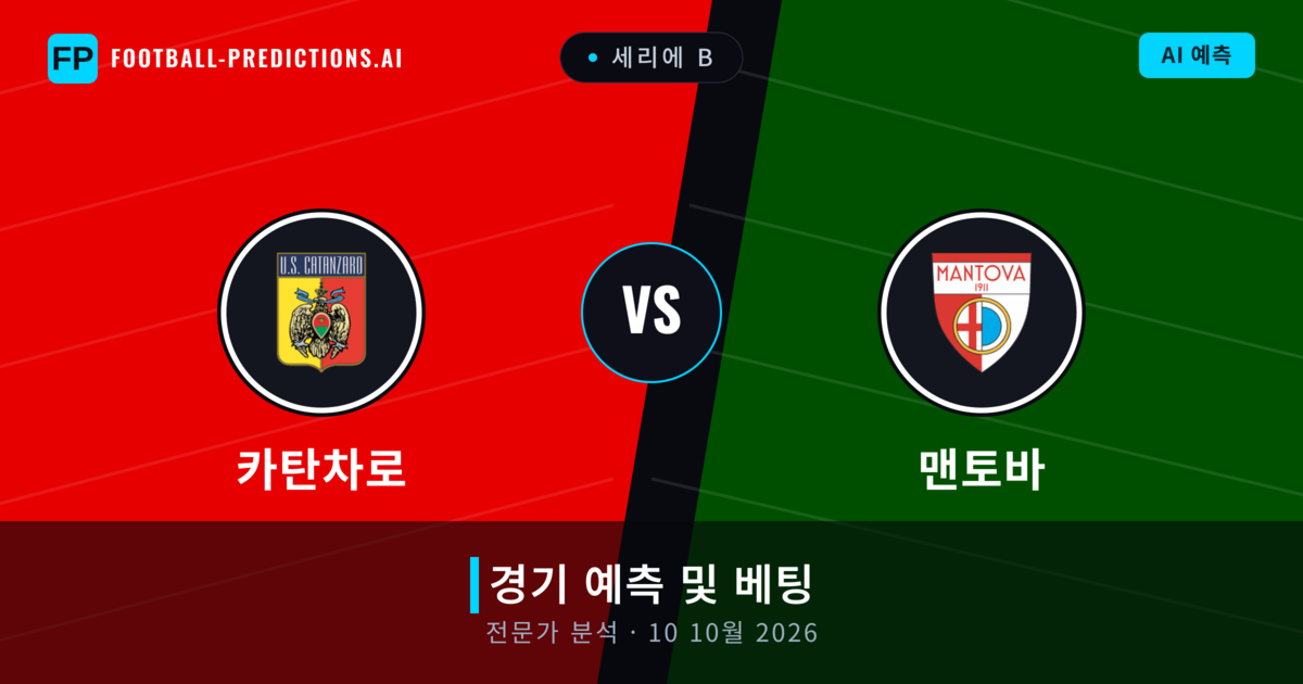 카탄차로 대 맨토바 — 경기 예측 및 프리뷰