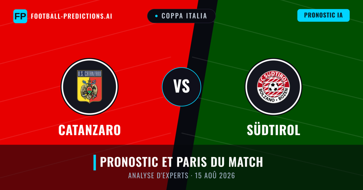 Catanzaro vs Südtirol — pronostic et avant-match