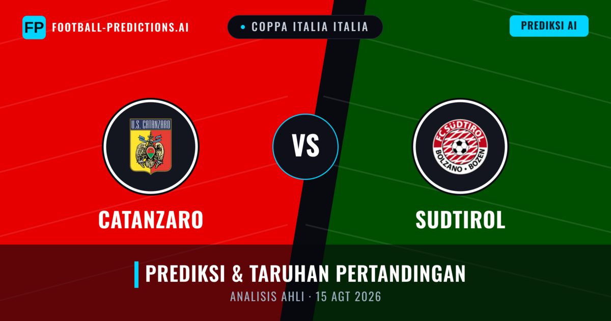 Catanzaro vs Sudtirol — prediksi dan pratinjau pertandingan