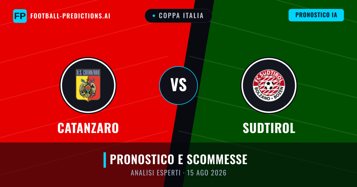 Catanzaro vs Sudtirol — pronostico e anteprima del match