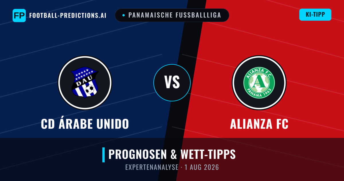 CD Árabe Unido vs Alianza FC — Prognose und Spielvorschau
