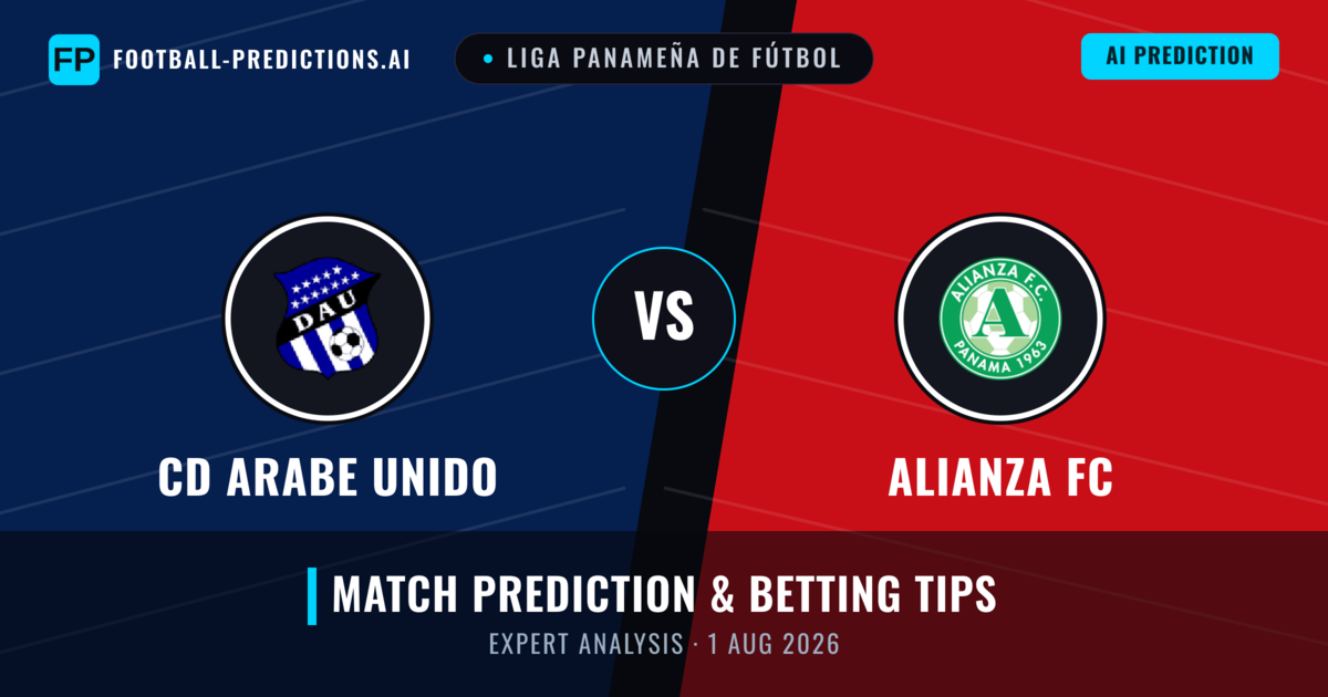 CD Arabe Unido vs Alianza FC — match prediction & preview