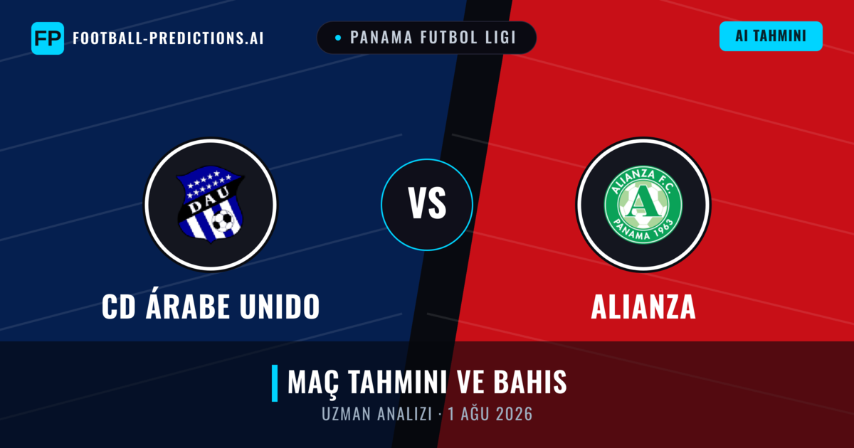 CD Árabe Unido - Alianza — maç tahmini ve önizleme