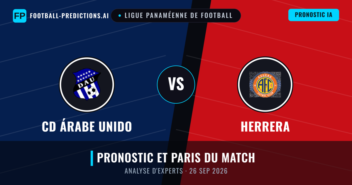 CD Árabe Unido vs Herrera — pronostic et avant-match