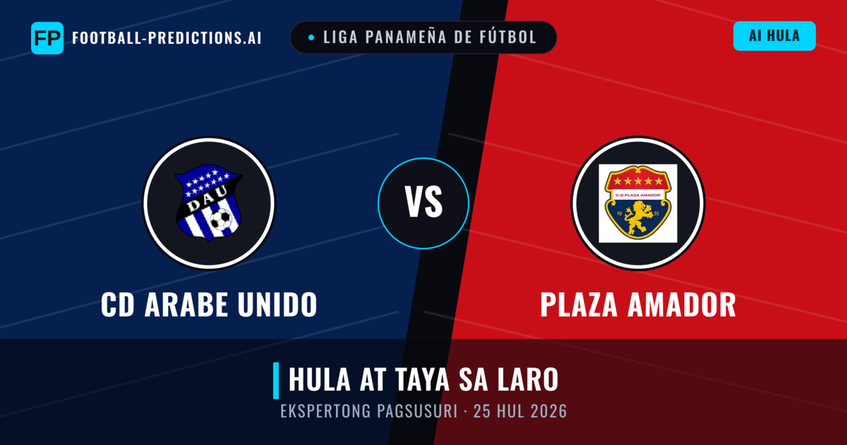CD Arabe Unido vs Plaza Amador — hula at preview ng laban
