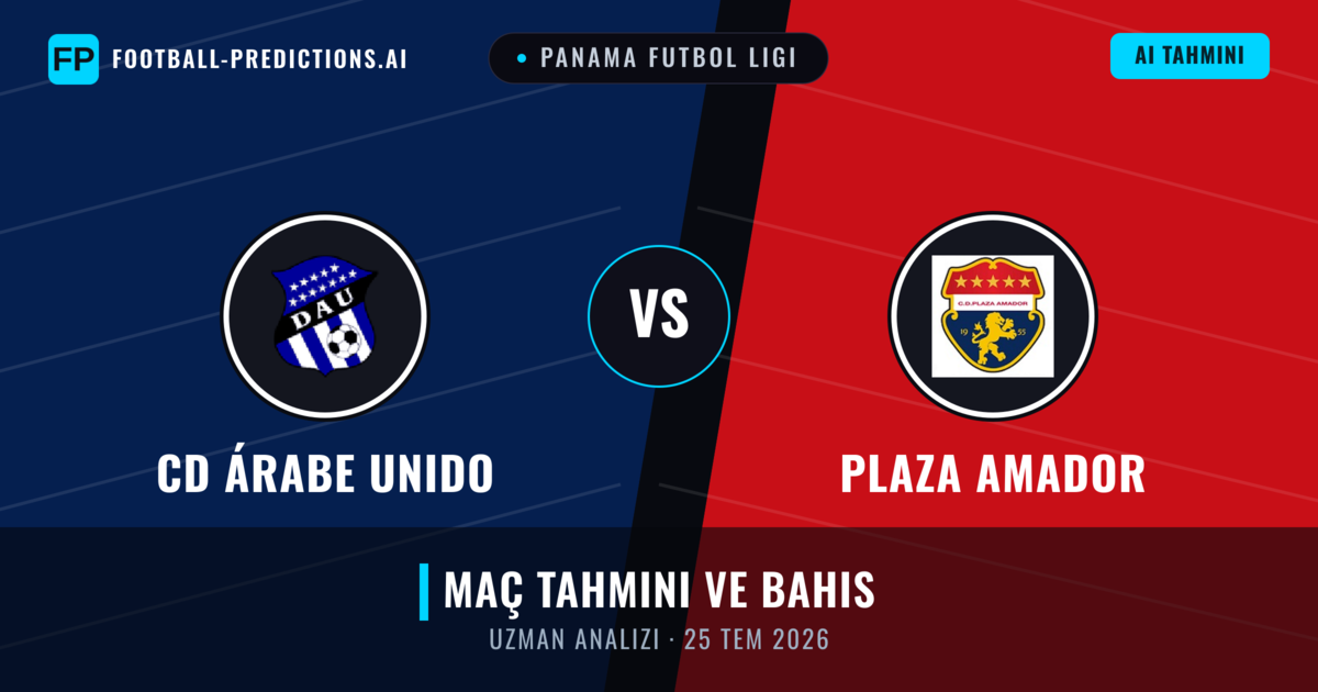 CD Árabe Unido - Plaza Amador — maç tahmini ve önizleme