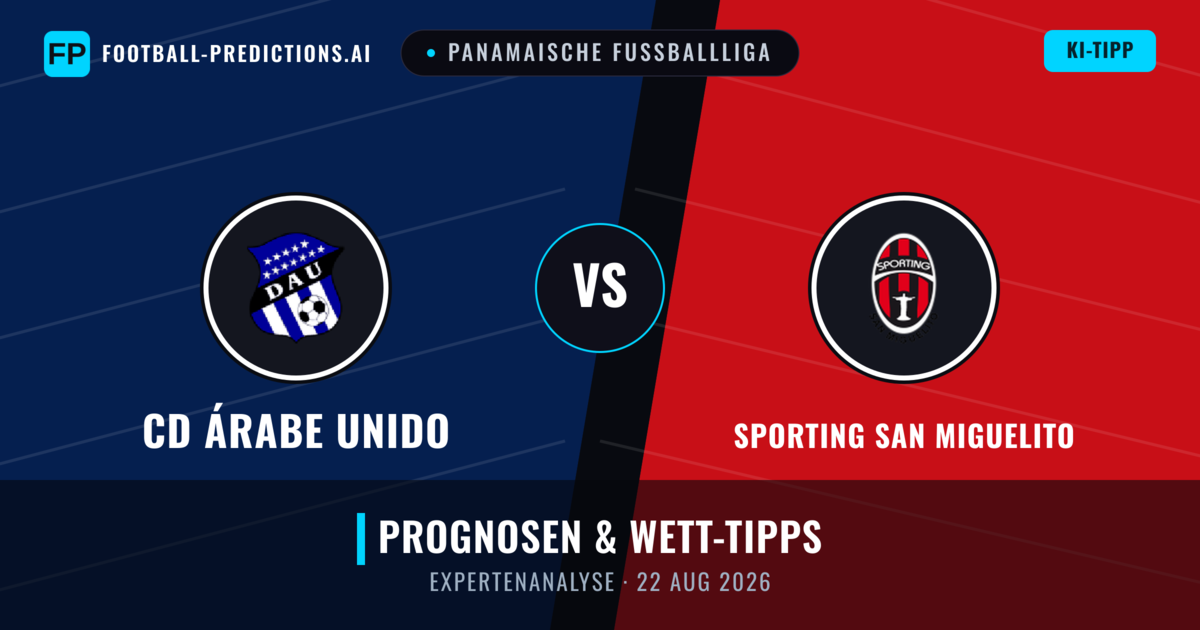 CD Árabe Unido vs Sporting San Miguelito — Prognose und Spielvorschau