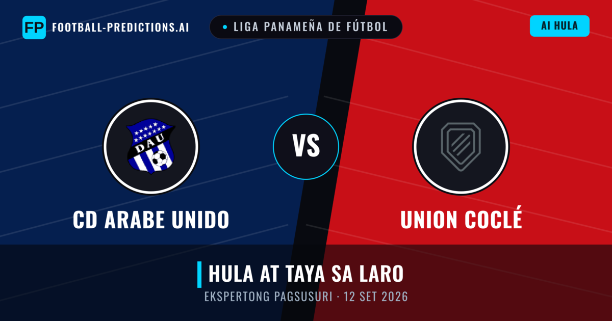 CD Arabe Unido vs Union Coclé — hula at preview ng laban