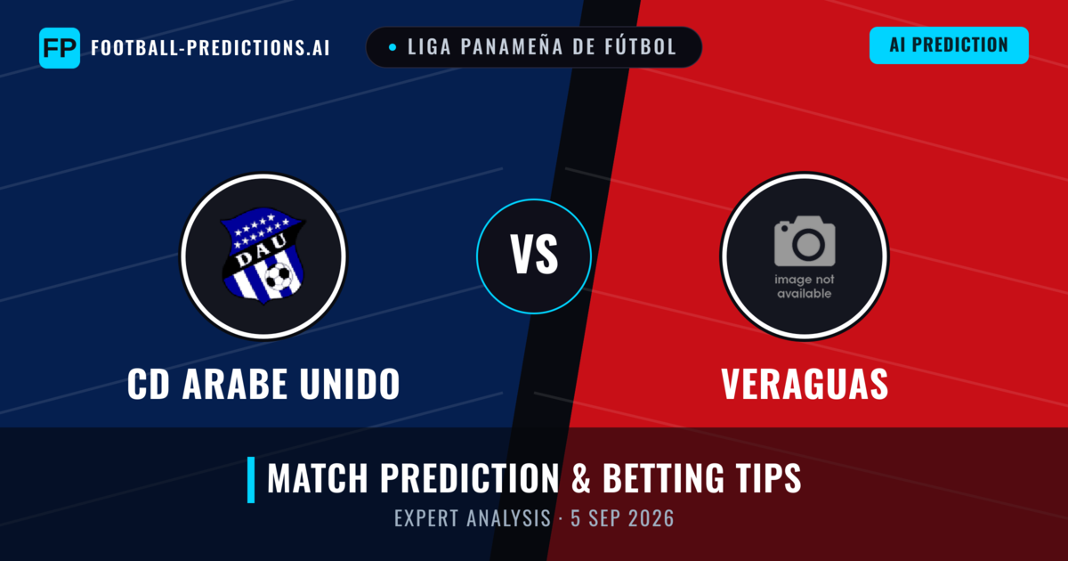 CD Arabe Unido vs Veraguas — match prediction & preview
