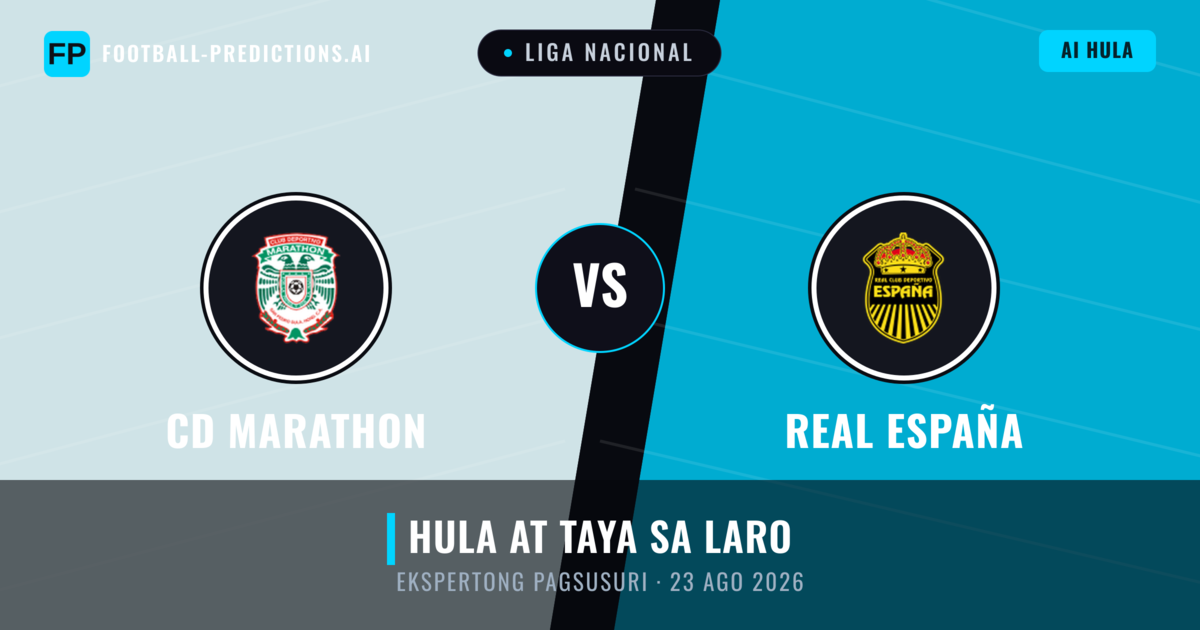 CD Marathon vs Real España — hula at preview ng laban