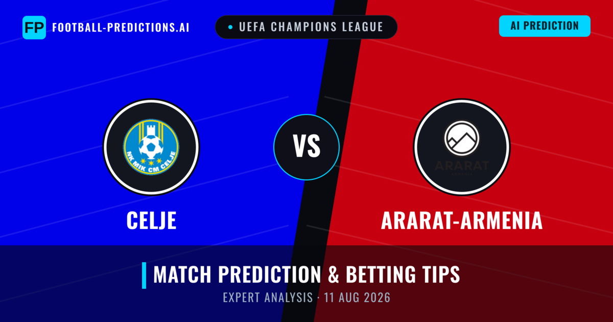 Celje vs Ararat-Armenia — match prediction & preview