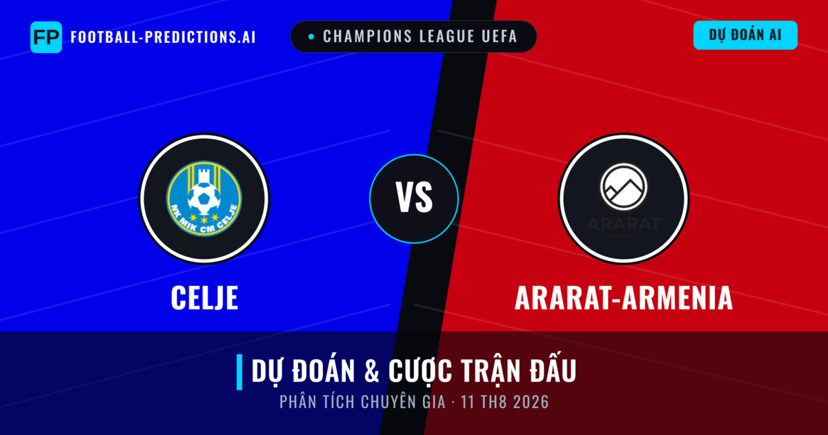 Celje vs Ararat-Armenia — dự đoán và xem trước trận đấu