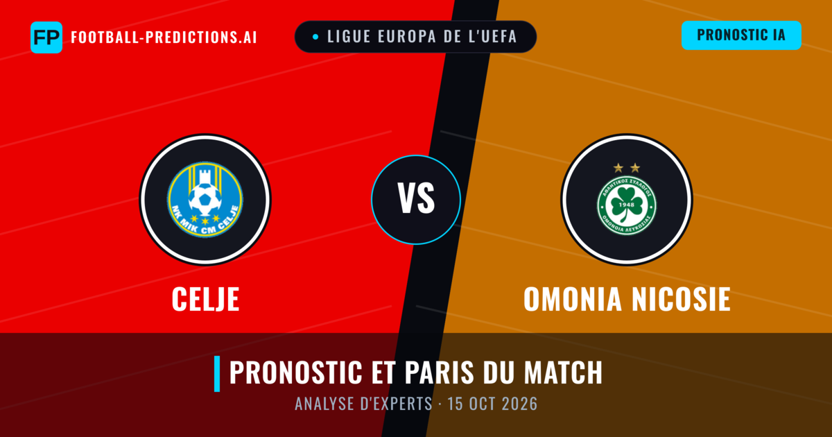 Celje vs Omonia Nicosie — pronostic et avant-match