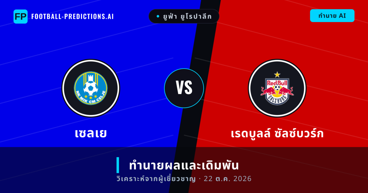 เซลเย พบ เรดบูลล์ ซัลซ์บวร์ก — ทำนายผลและพรีวิวการแข่งขัน