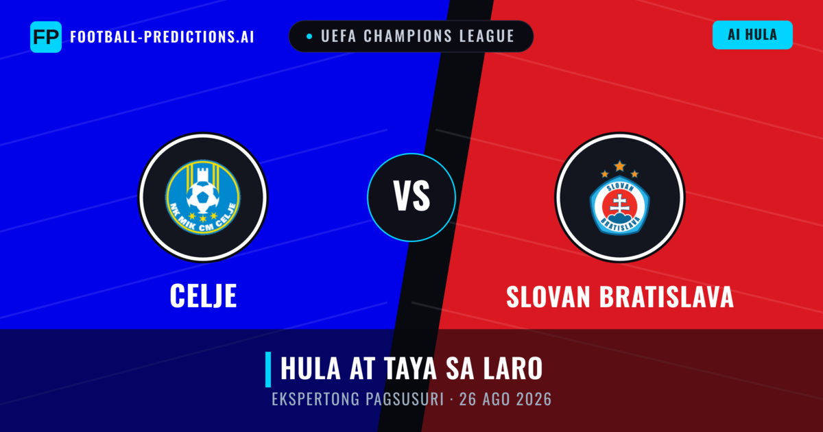 Celje vs Slovan Bratislava — hula at preview ng laban