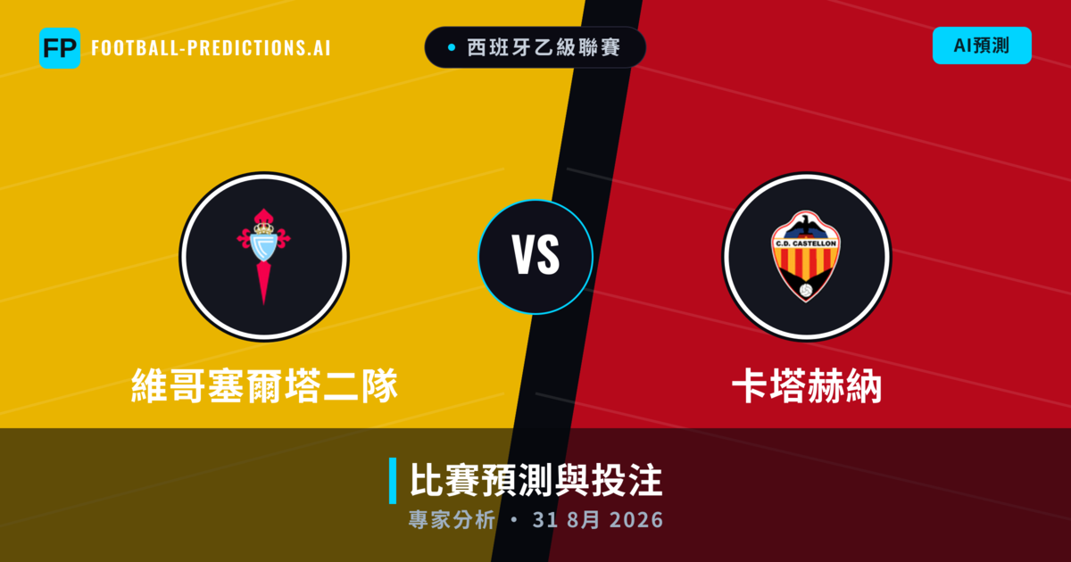 維哥塞爾塔二隊 vs 卡塔赫納 — 比赛预测和前瞻