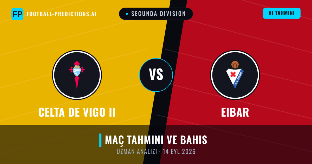 Celta de Vigo II - Eibar — maç tahmini ve önizleme