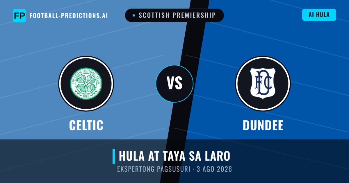 Celtic vs Dundee — hula at preview ng laban