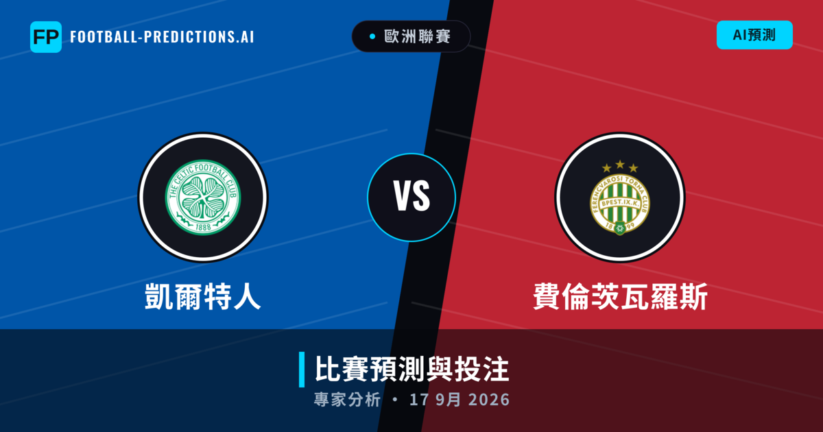凱爾特人 vs 費倫茨瓦羅斯 — 比赛预测和前瞻