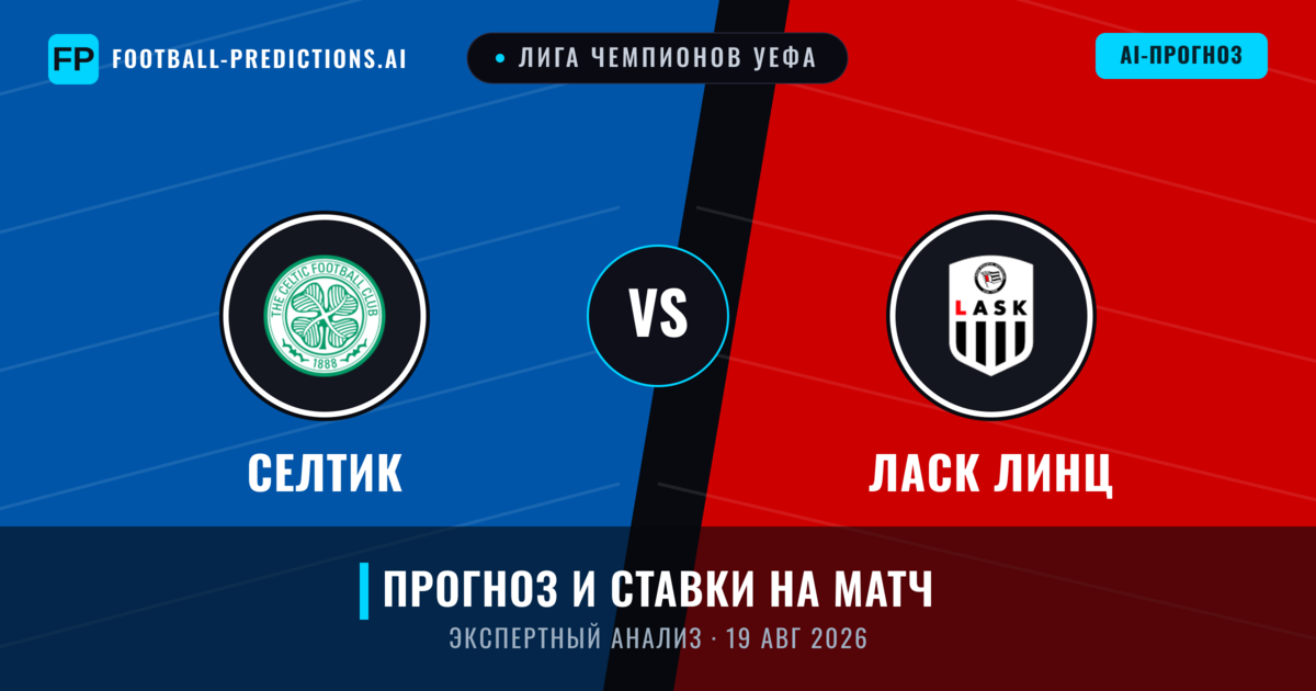 Селтик – Ласк Линц — прогноз и превью матча