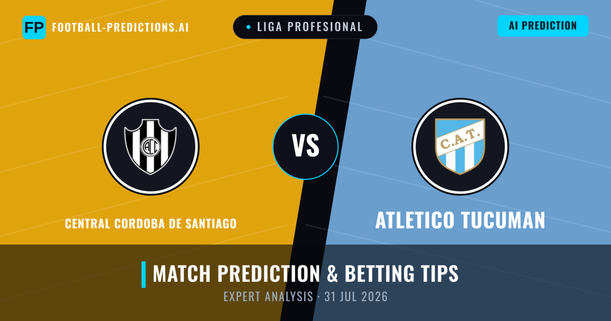 Central Cordoba de Santiago vs Atletico Tucuman — match prediction & preview