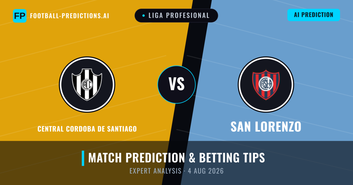 Central Cordoba de Santiago vs San Lorenzo — match prediction & preview