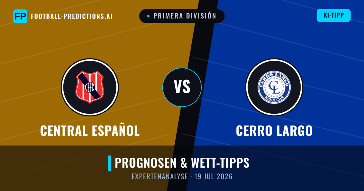 Central Español vs Cerro Largo — Prognose und Spielvorschau