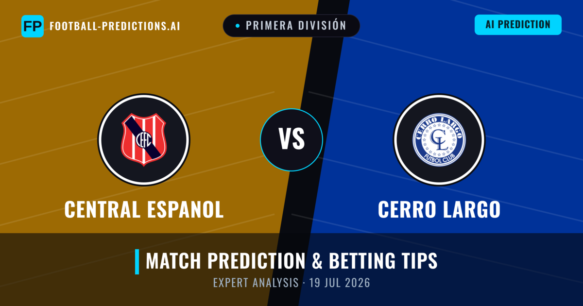 Central Espanol vs Cerro Largo — match prediction & preview