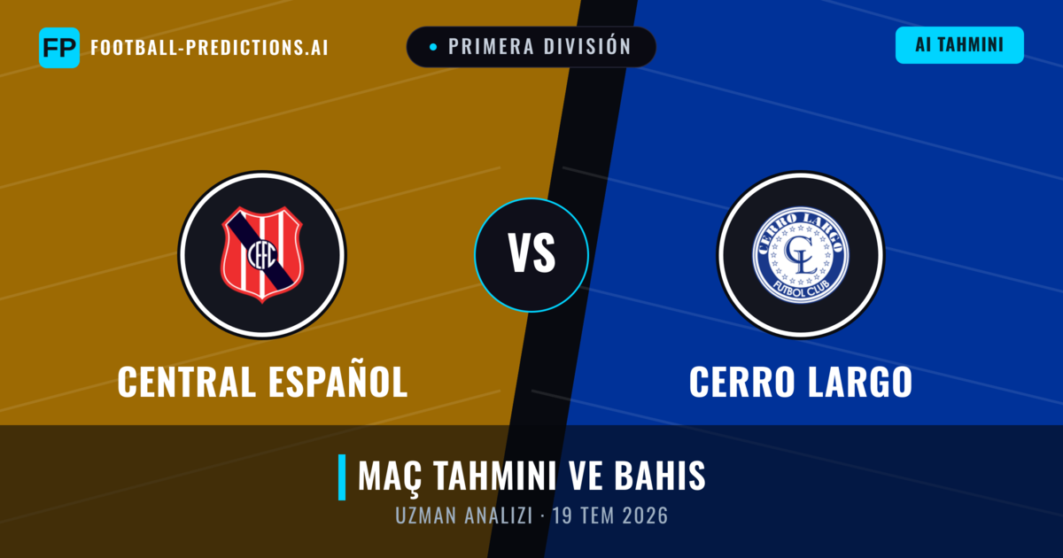 Central Español - Cerro Largo — maç tahmini ve önizleme