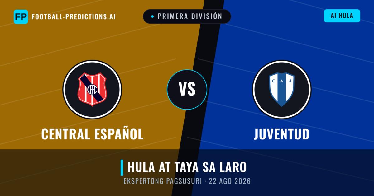 Central Español vs Juventud — hula at preview ng laban