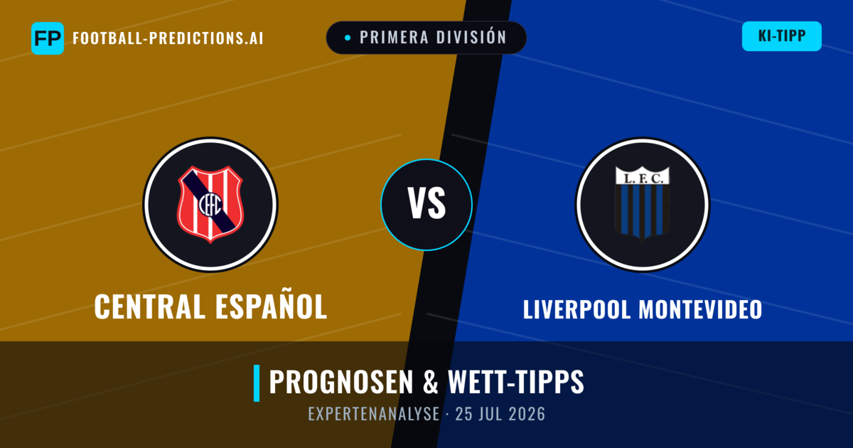 Central Español vs Liverpool Montevideo — Prognose und Spielvorschau