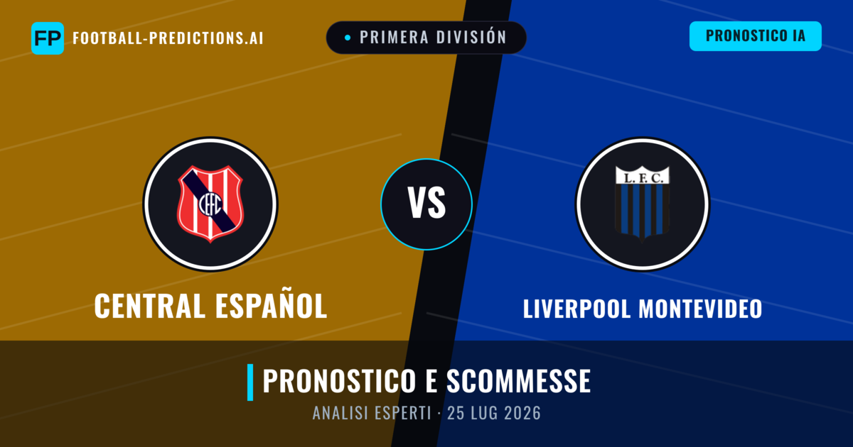 Central Español vs Liverpool Montevideo — pronostico e anteprima del match