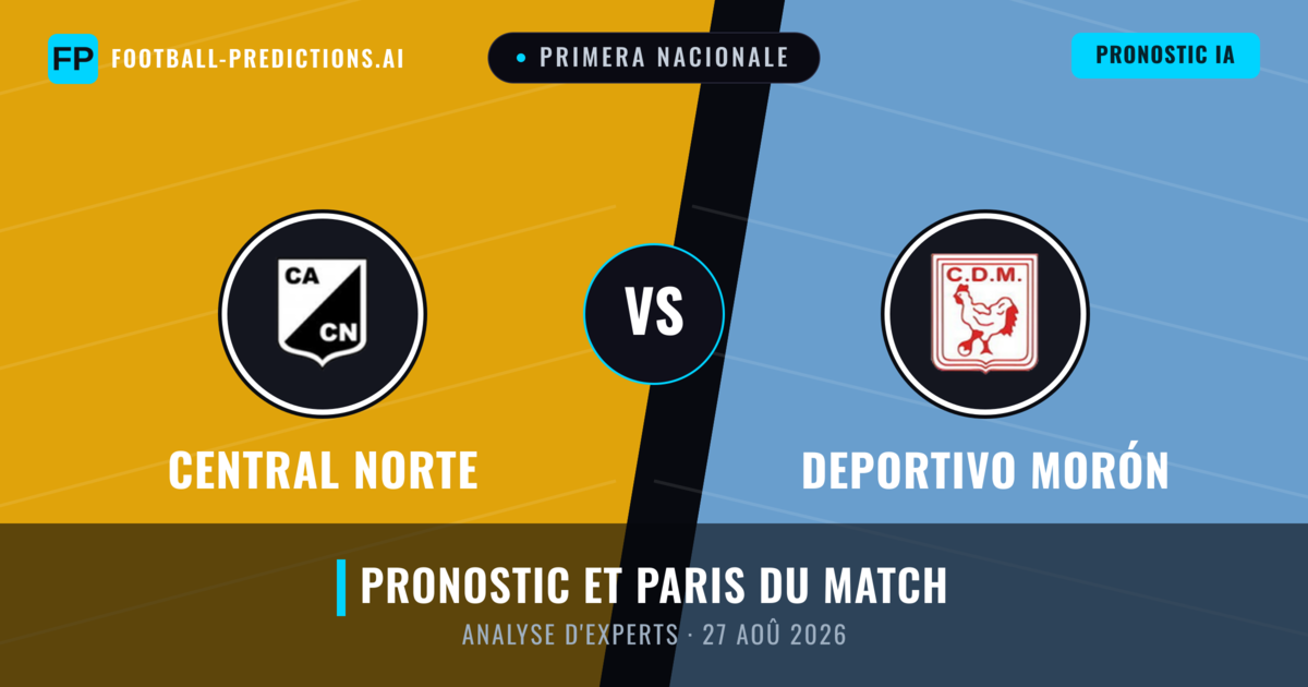 Central Norte vs Deportivo Morón — pronostic et avant-match
