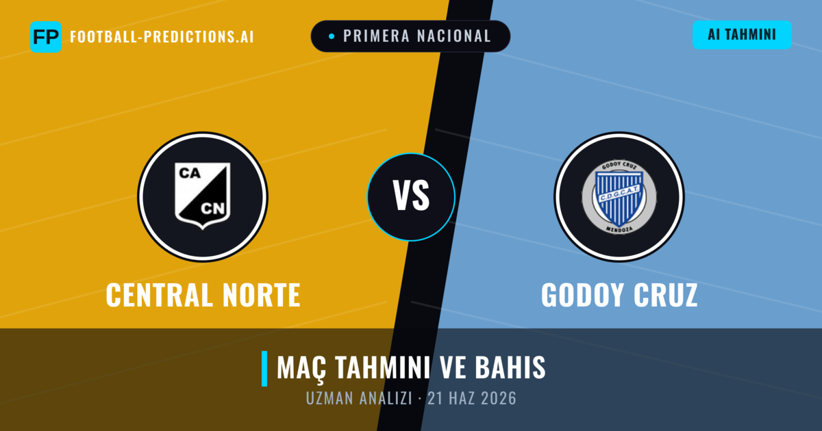 Central Norte - Godoy Cruz — maç tahmini ve önizleme