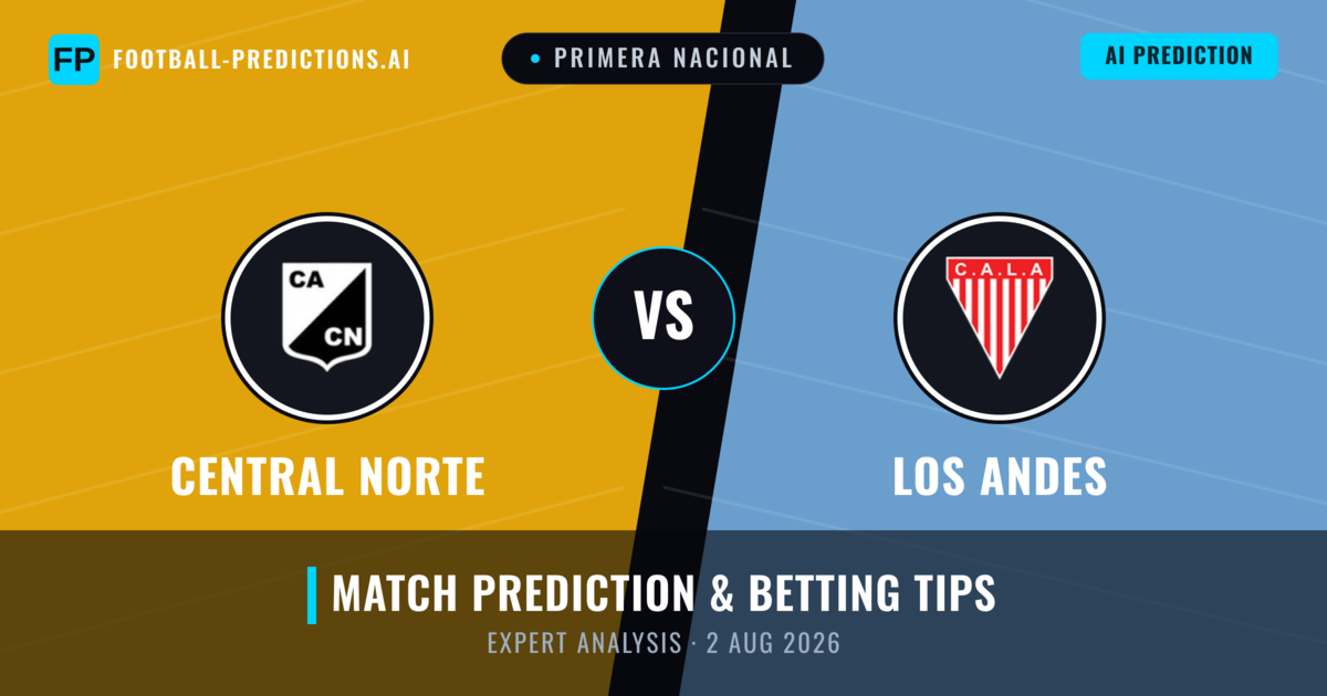 Central Norte vs Los Andes — match prediction & preview