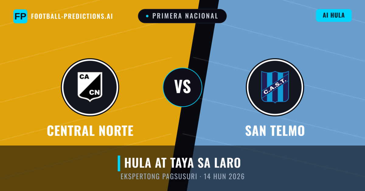 Central Norte vs San Telmo — hula at preview ng laban