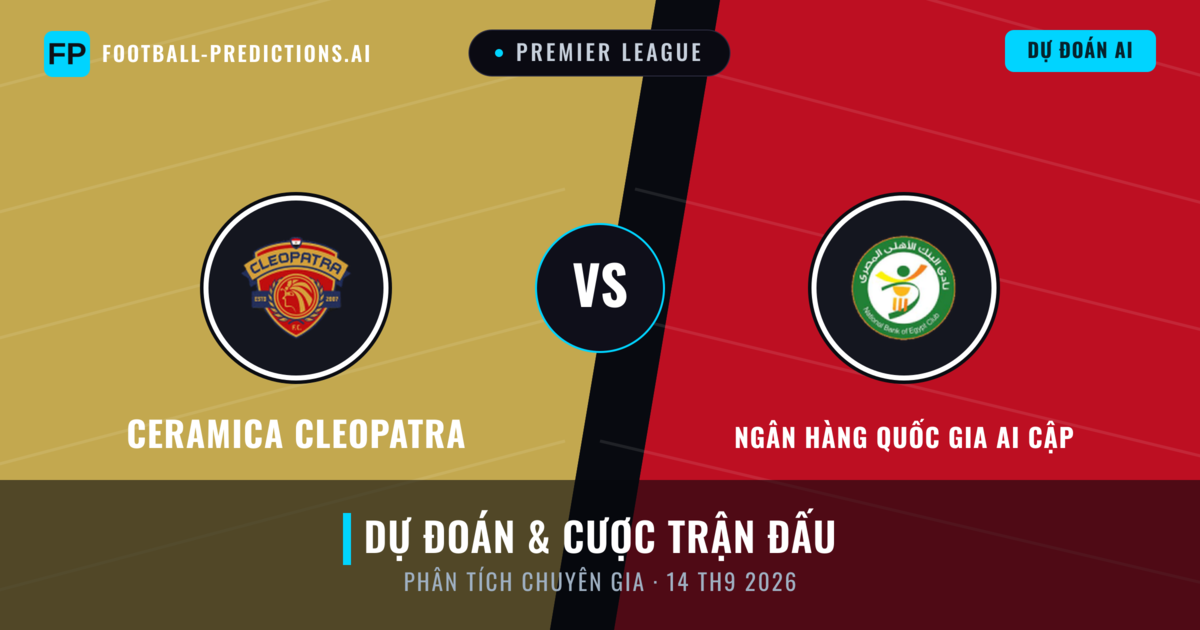 Ceramica Cleopatra vs Ngân hàng Quốc gia Ai Cập — dự đoán và xem trước trận đấu