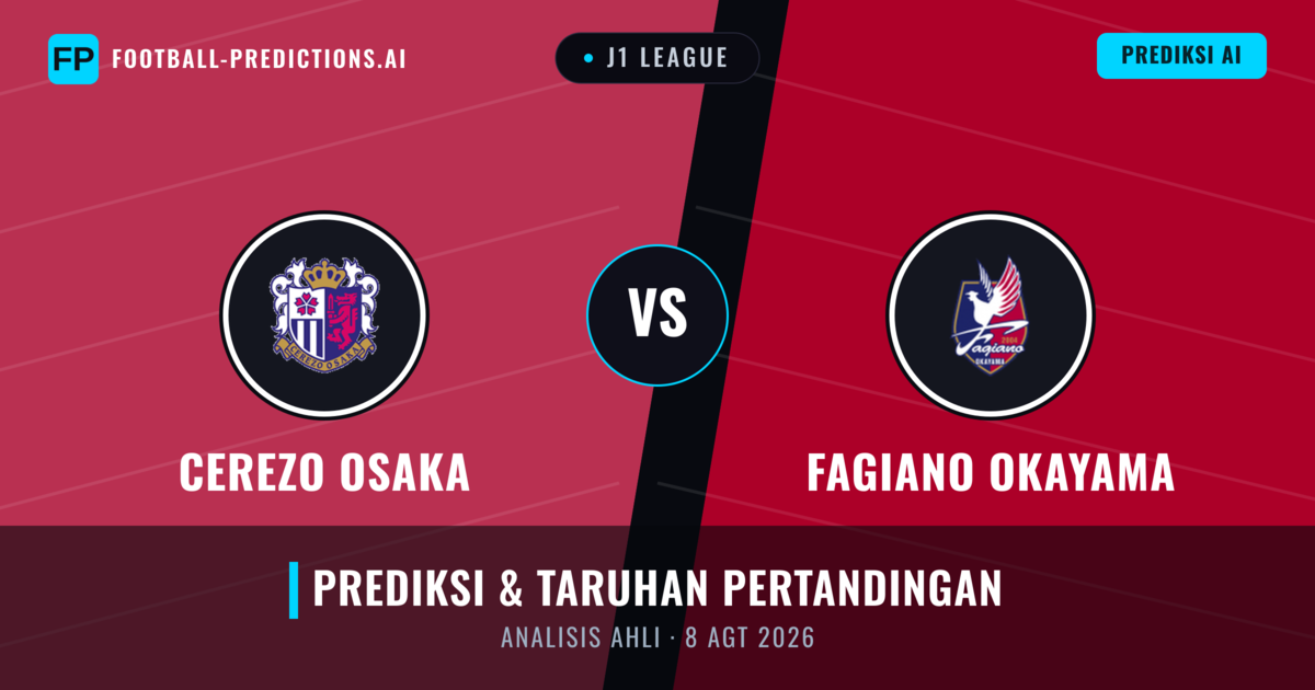 Cerezo Osaka vs Fagiano Okayama — prediksi dan pratinjau pertandingan